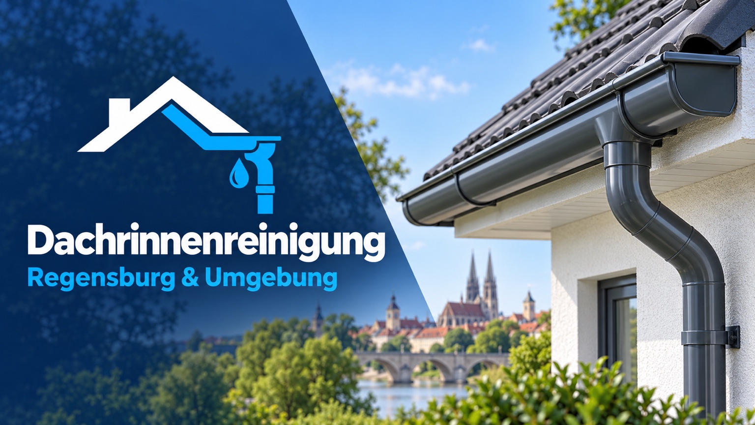 Dachrinnenreinigung Regensburg und Umgebung